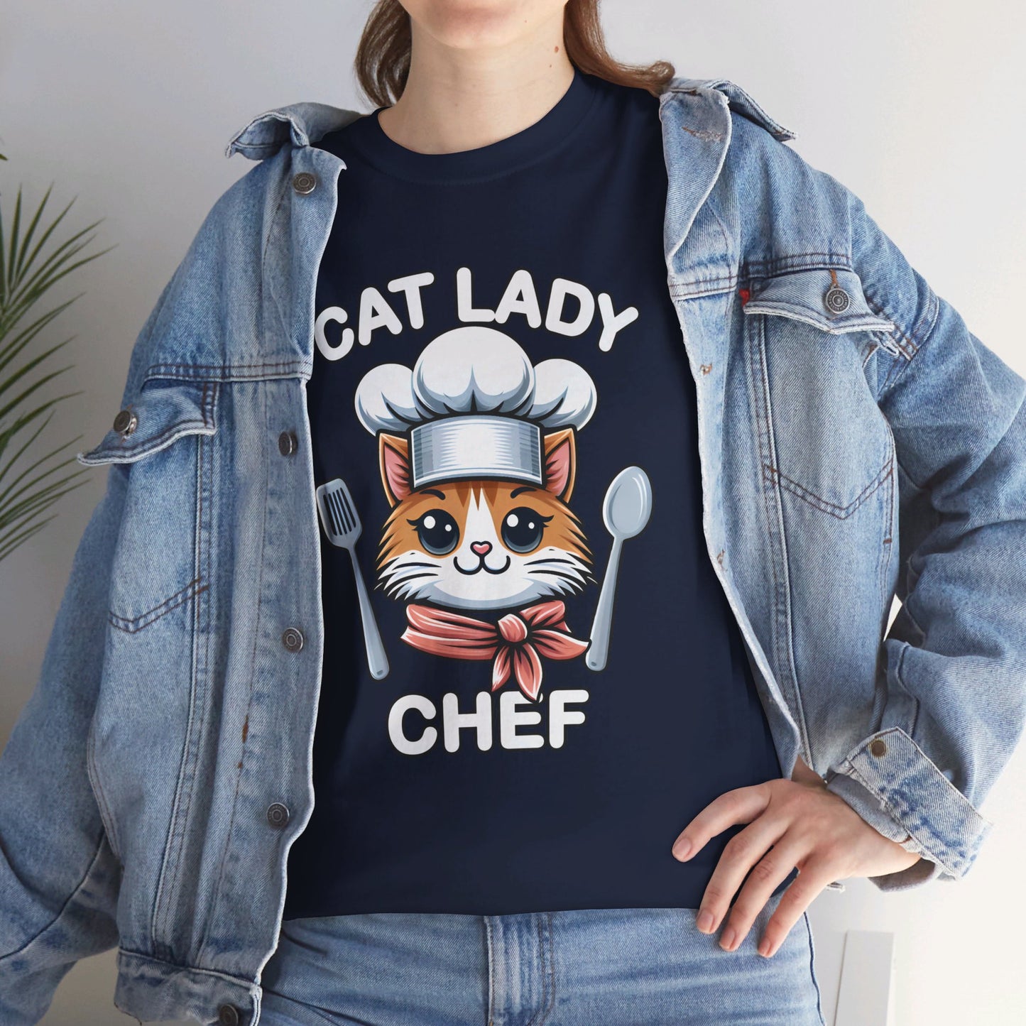 Cat Lady Chef T-Shirt