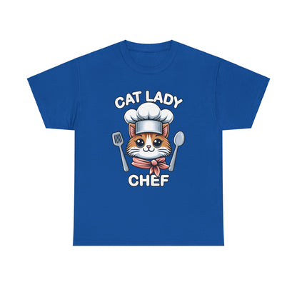 Cat Lady Chef T-Shirt