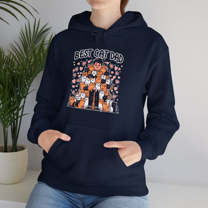 Best Cat Dad Gender-Neutral Hoodie