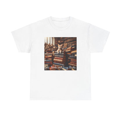 Cats, Books, and Cozy Nooks T-Shirt