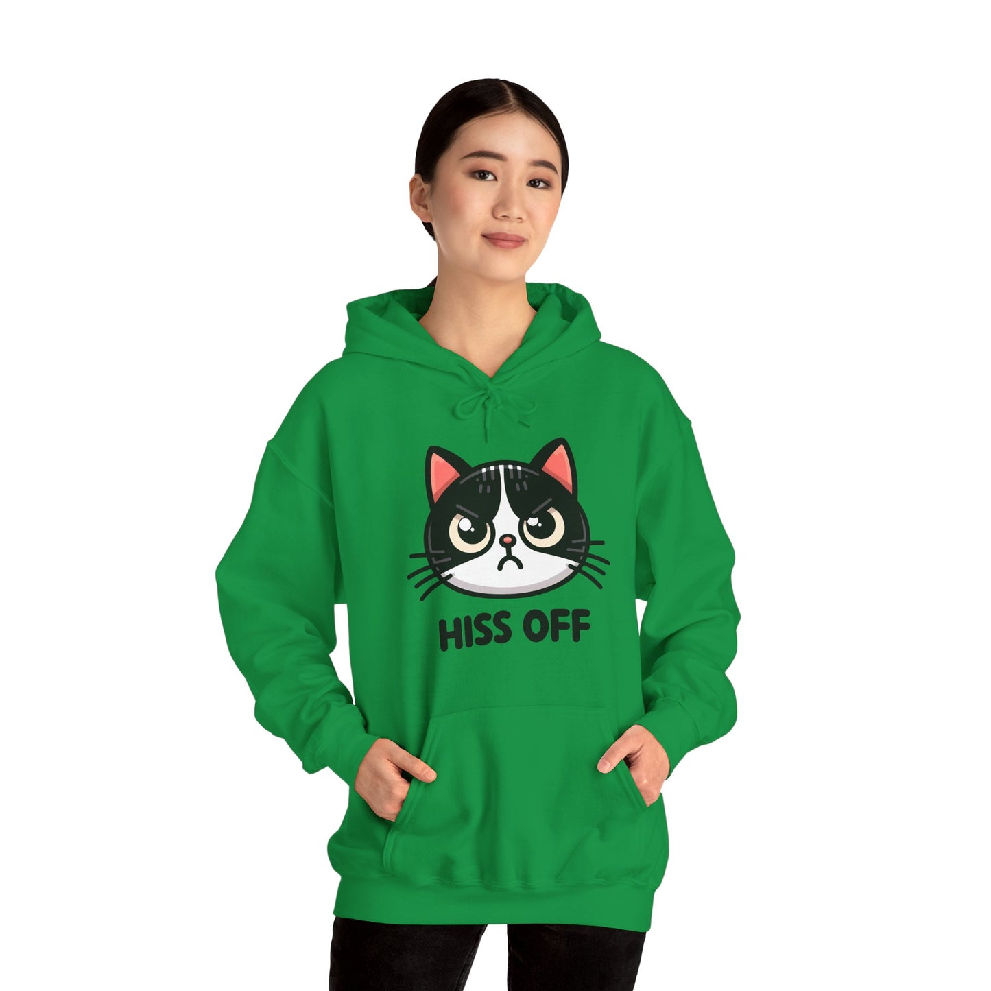 Hiss Off Gender-Neutral Hoodie