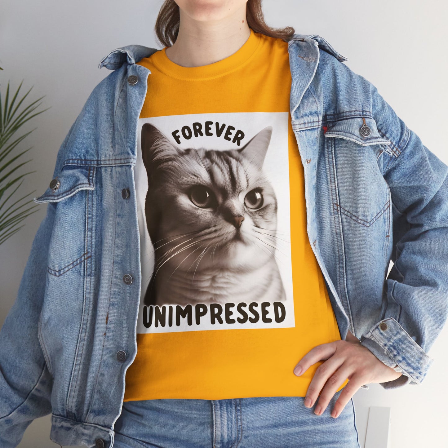 Forever Unimpressed Cat T-Shirt