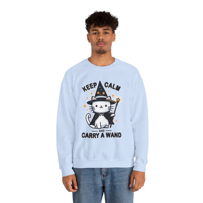 Keep Calm and Carry a Wand Sweatshirt