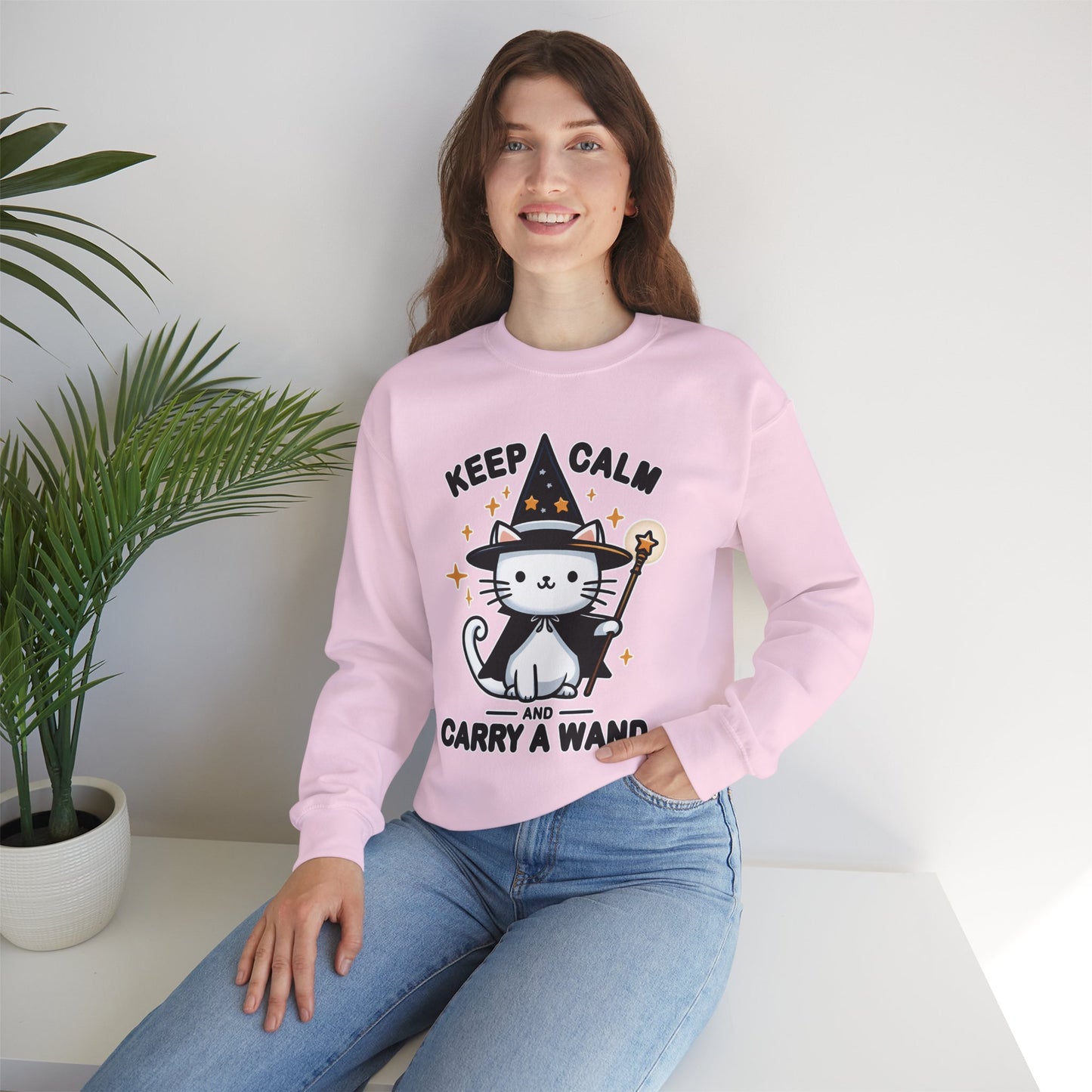 Keep Calm and Carry a Wand Sweatshirt