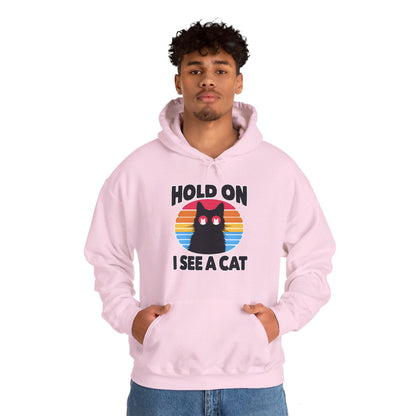 Hold On. I See a Cat Gender-Neutral Hoodie