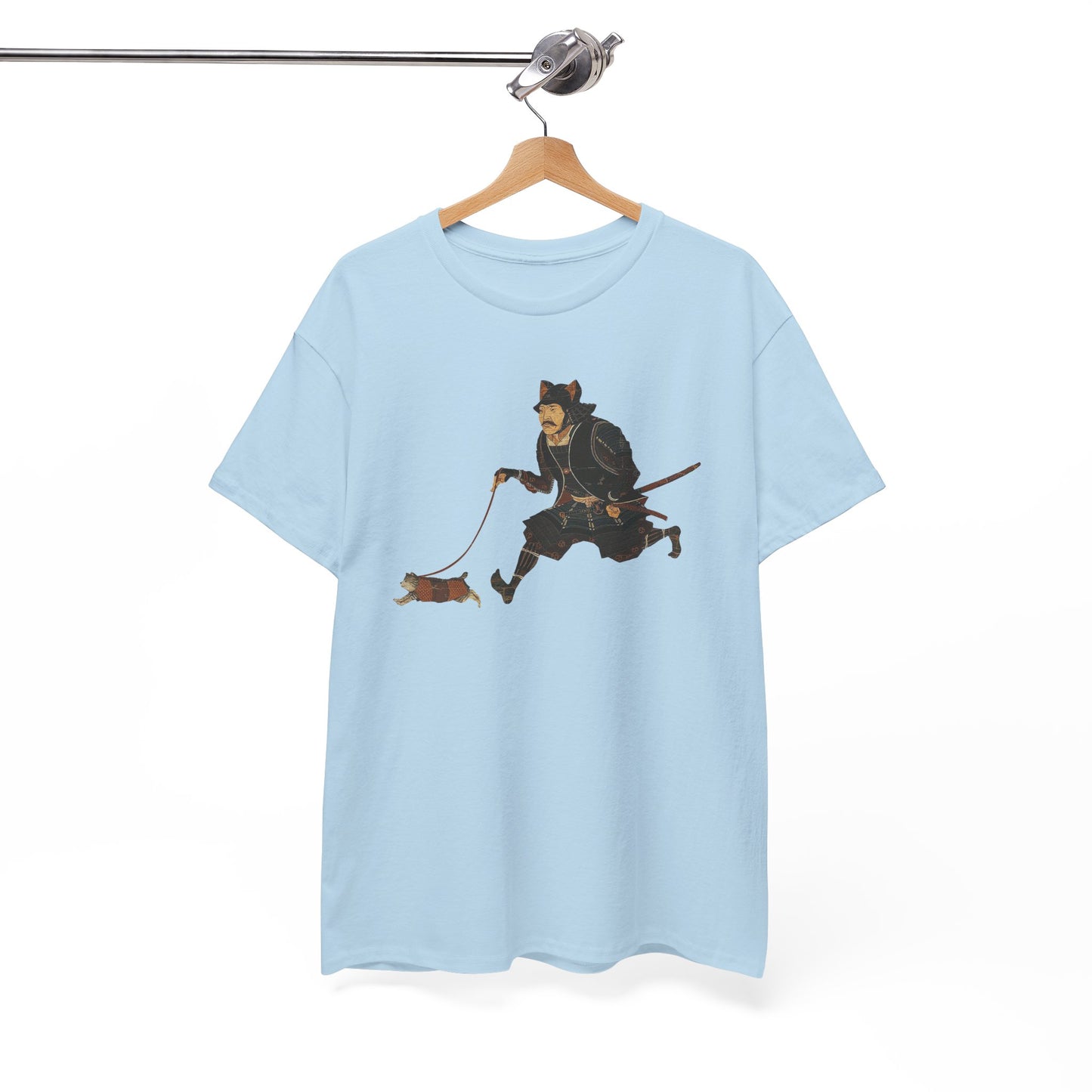 Samurai Walking Cat T-Shirt