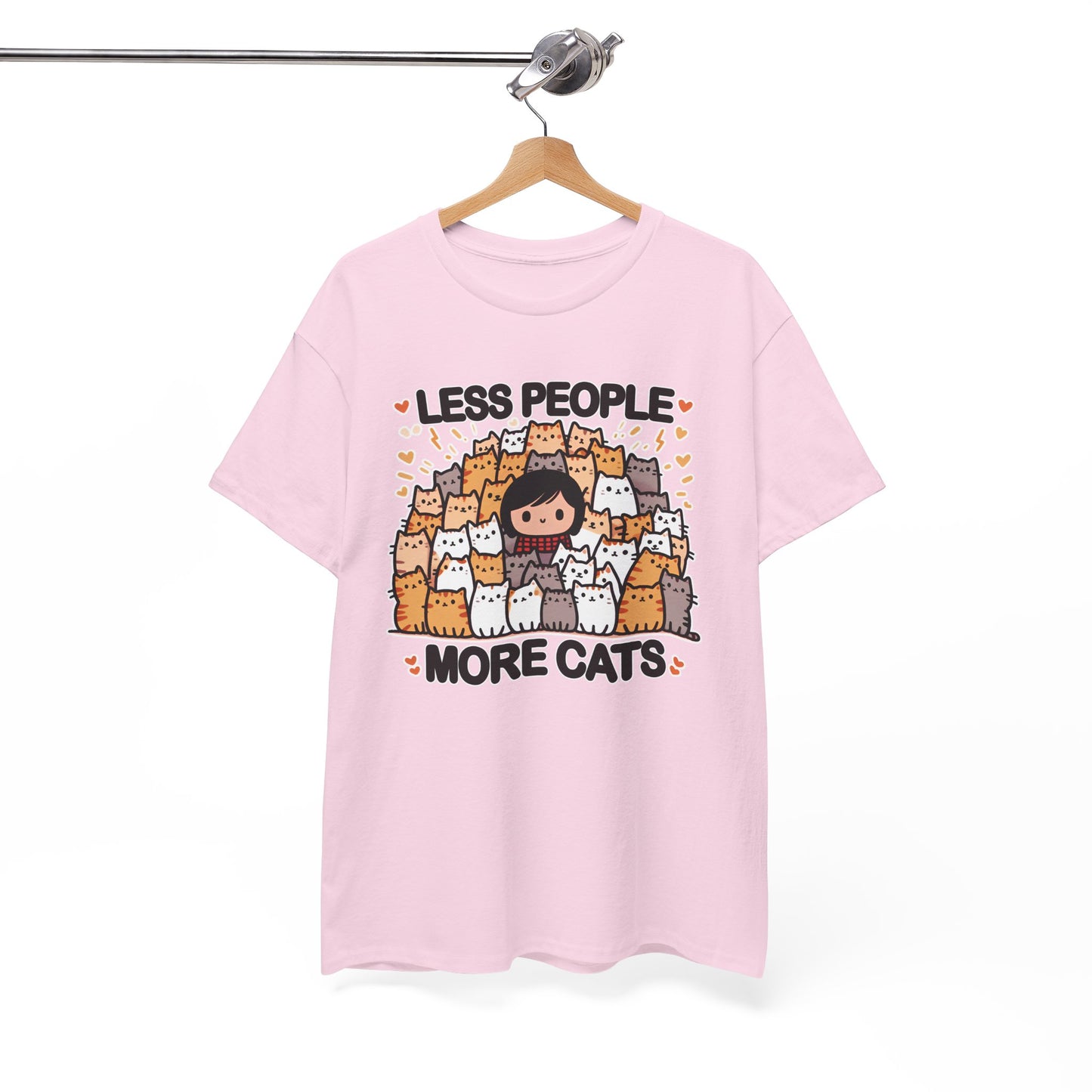 Less People More Cats T-Shirt