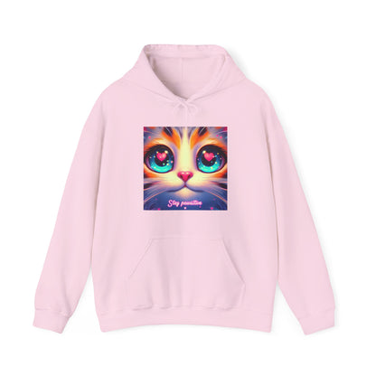 Stay Pawsitive Gender-Neutral Hoodie