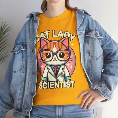 Cat Lady Scientist T-Shirt