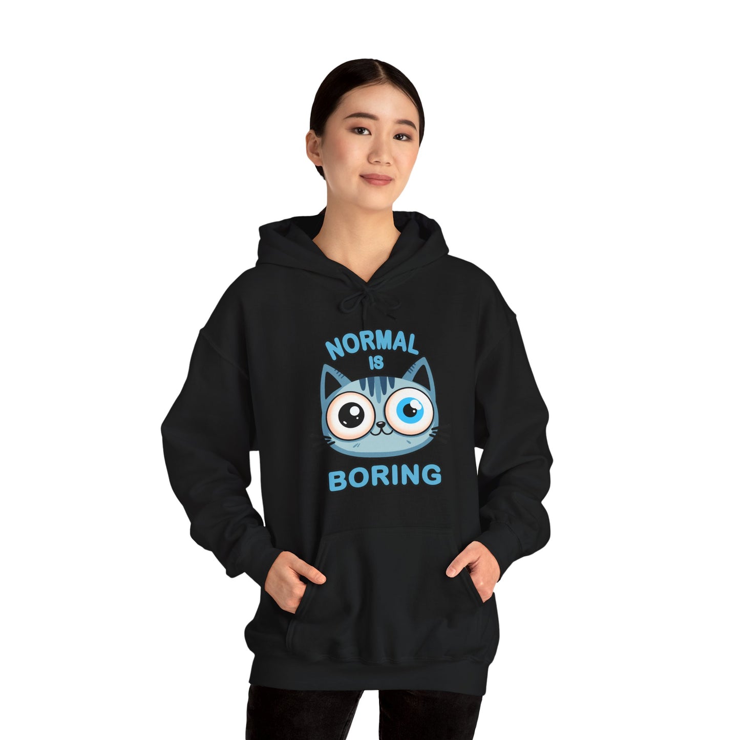 Normal is Boring Gender-Neutral Hoodie