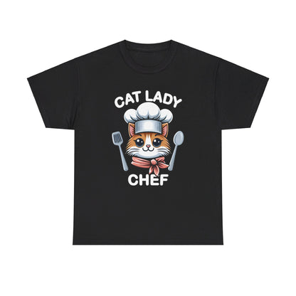 Cat Lady Chef T-Shirt