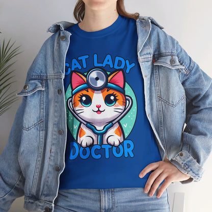 Cat Lady Doctor T-Shirt