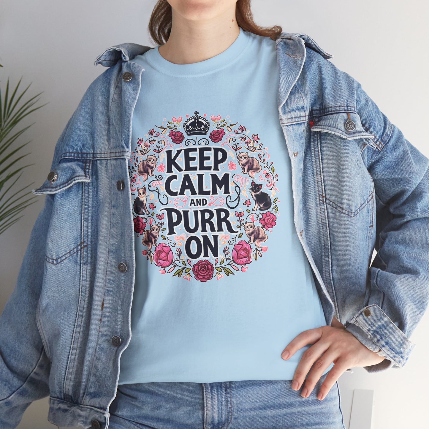 Keep Calm and Purr On T-Shirt