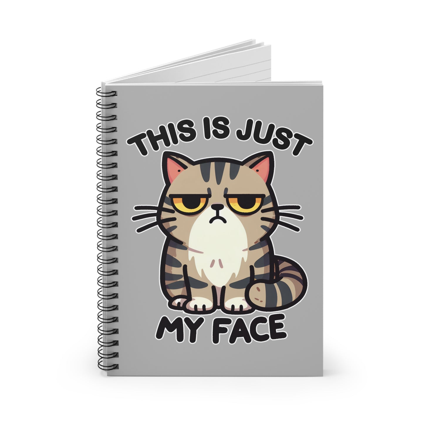 This is Just My Face Spiral Notebook