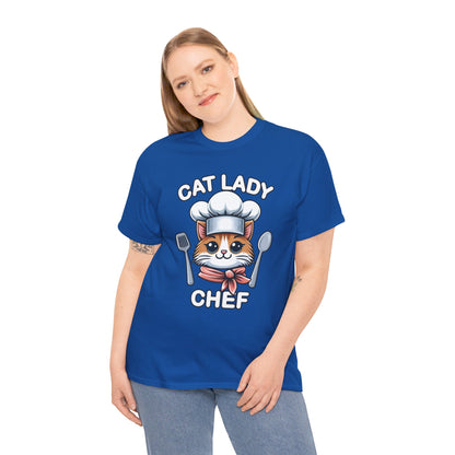 Cat Lady Chef T-Shirt