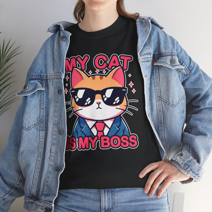 My Cat is my Boss T-Shirt