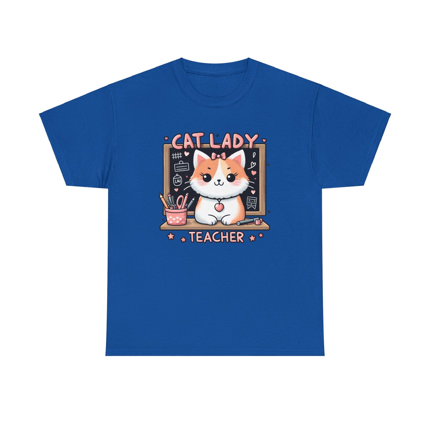 Cat Lady Teacher T-Shirt