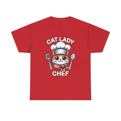 Cat Lady Chef T-Shirt