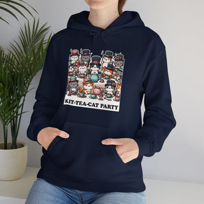 Kit-Tea-Cat Party Hoodie