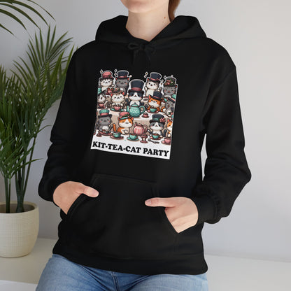 Kit-Tea-Cat Party Hoodie