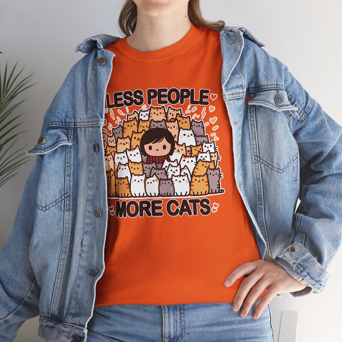 Less People More Cats T-Shirt