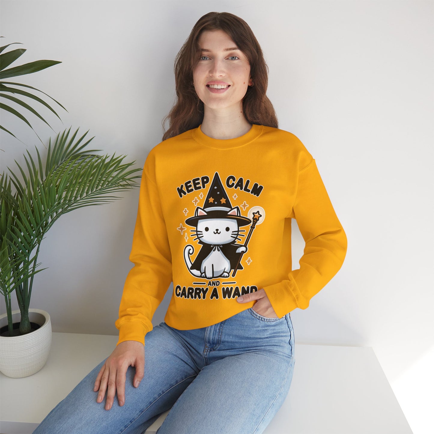 Keep Calm and Carry a Wand Sweatshirt