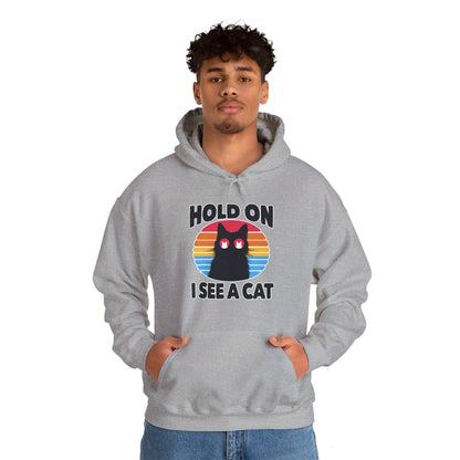 Hold On. I See a Cat Gender-Neutral Hoodie