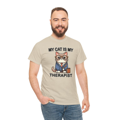 My Cat is My Therapist T-Shirt