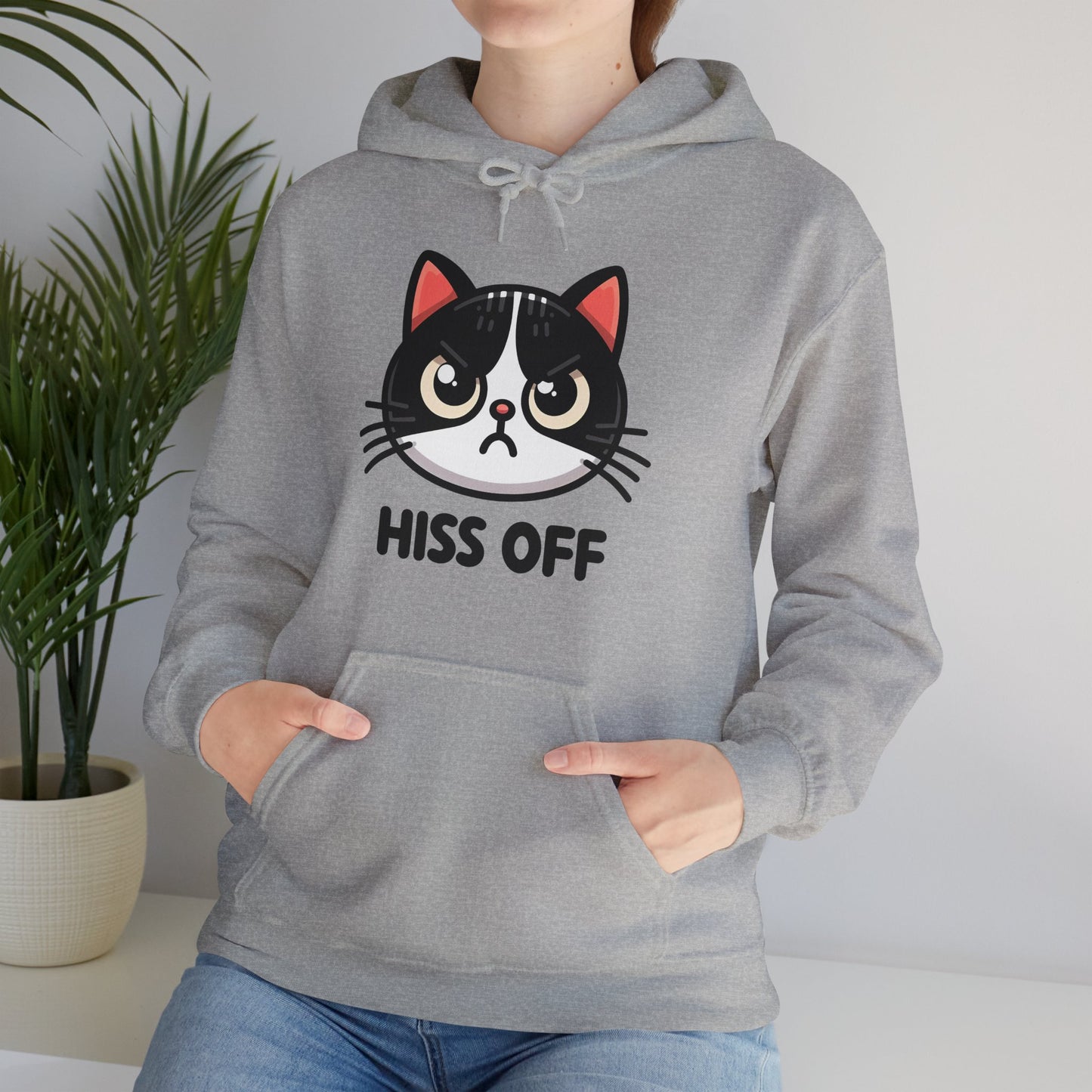 Hiss Off Gender-Neutral Hoodie