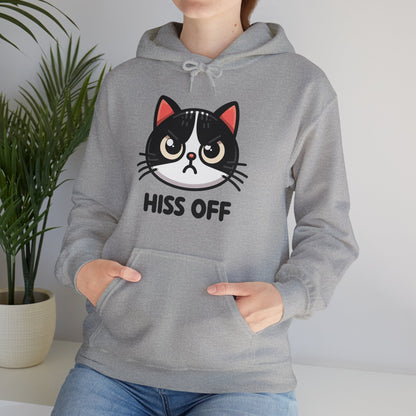 Hiss Off Gender-Neutral Hoodie