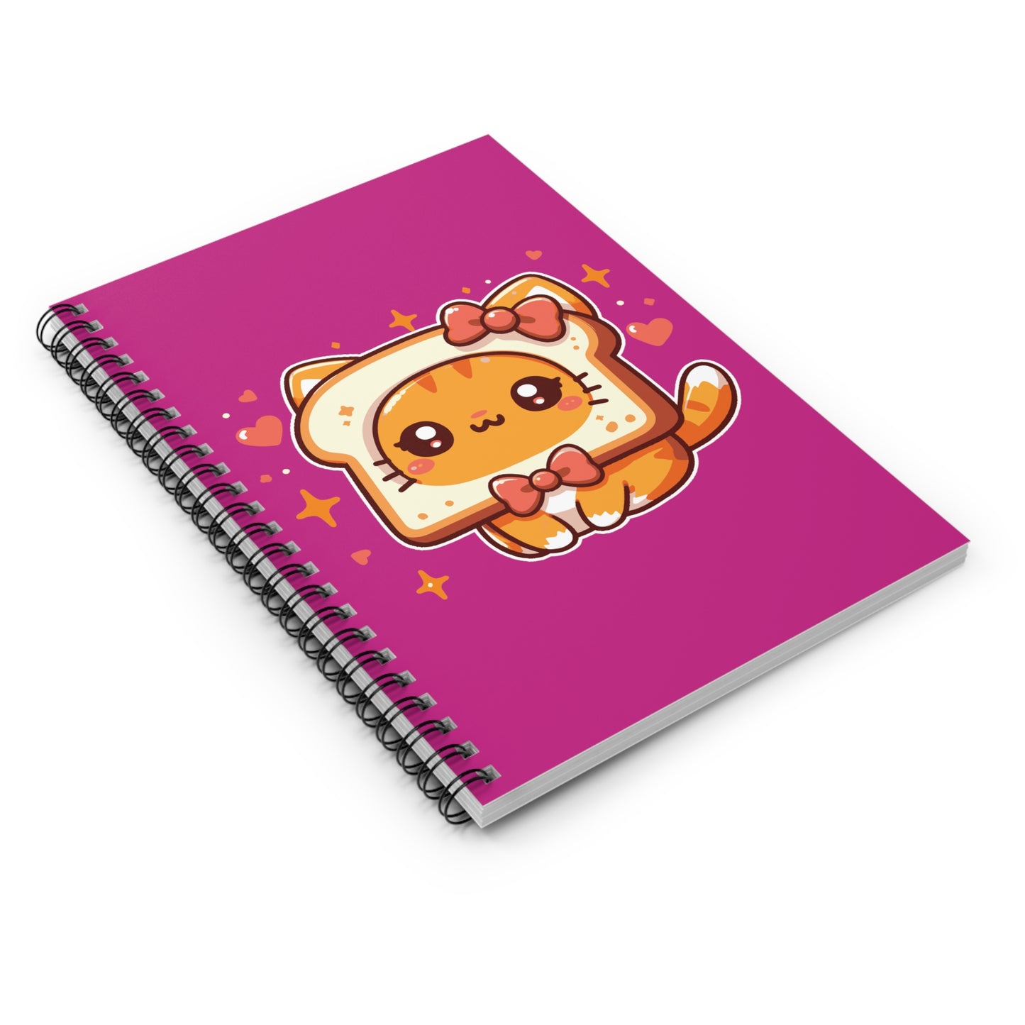 Toast Cat Spiral Notebook