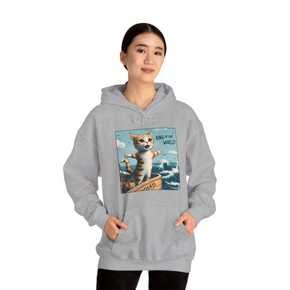 King of the World Gender-Neutral Hoodie