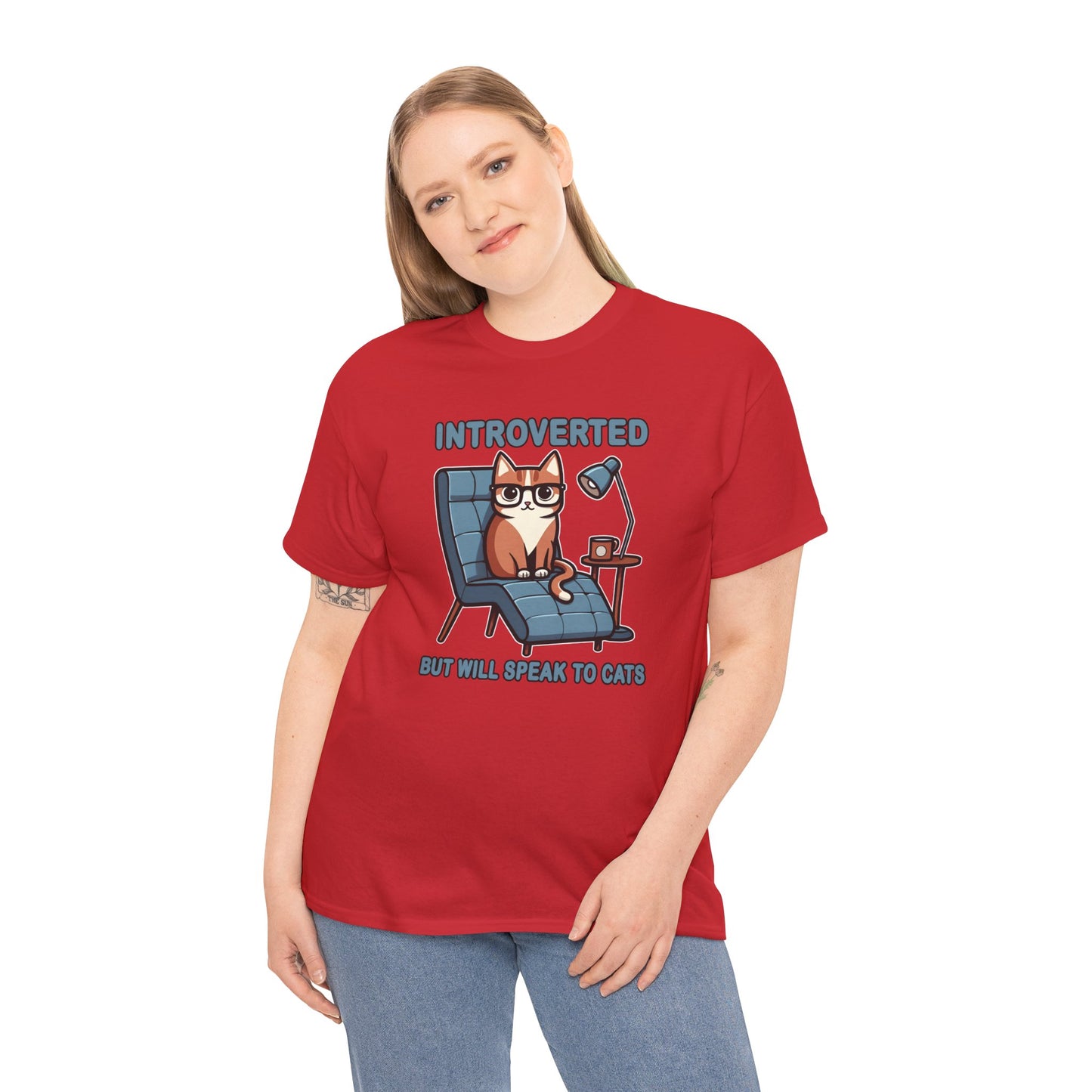 Introvert, But Will Speak to Cats T-Shirt