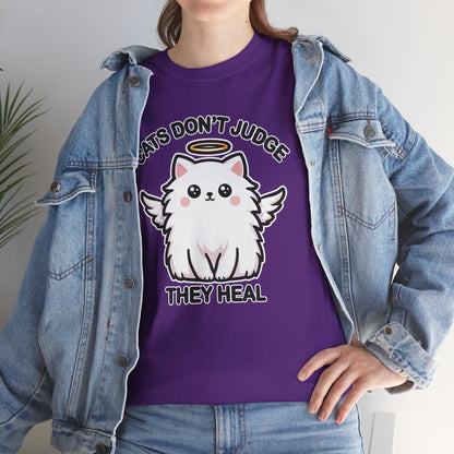 Cats Don't Judge They Heal T-Shirt