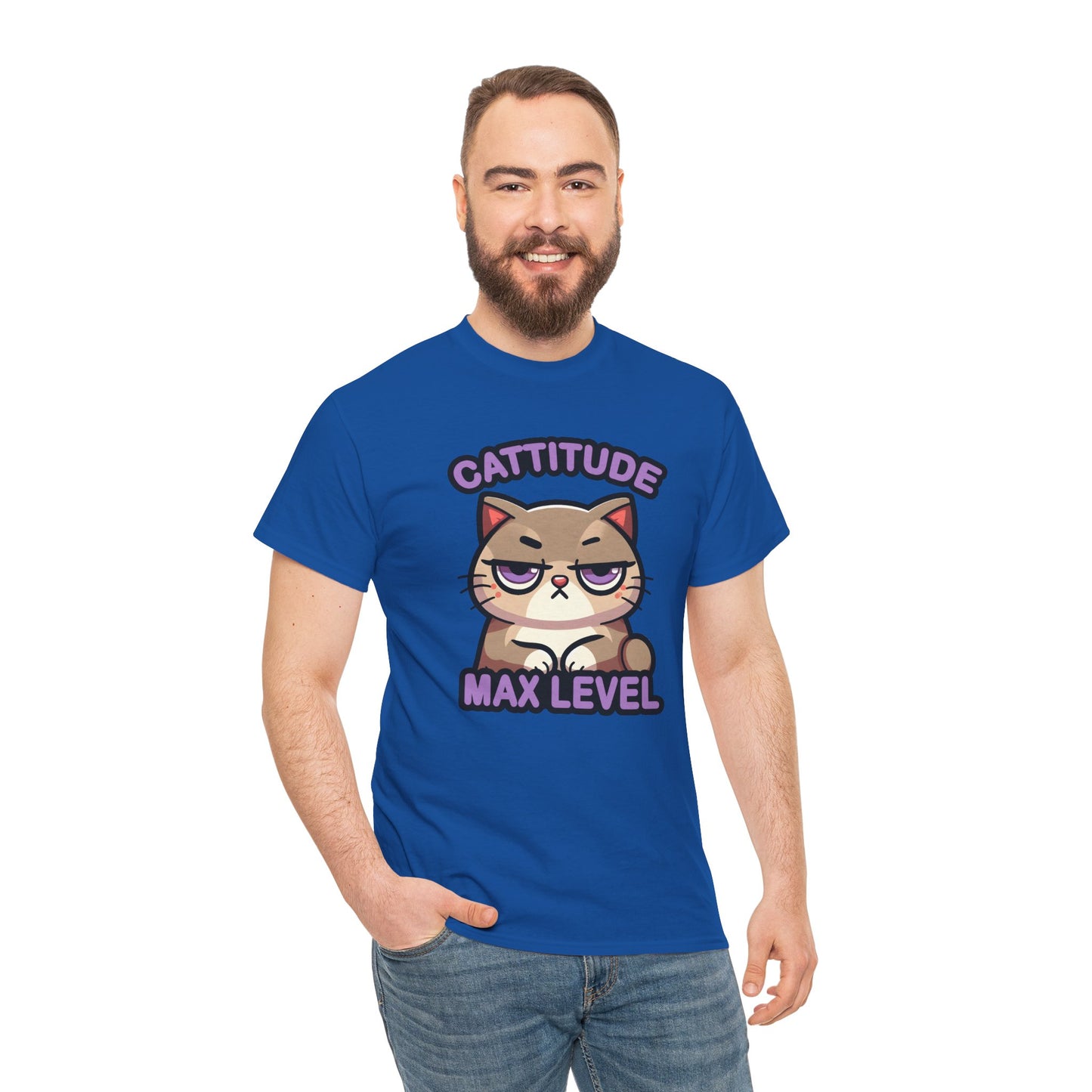 Cattitude Max Level T-Shirt