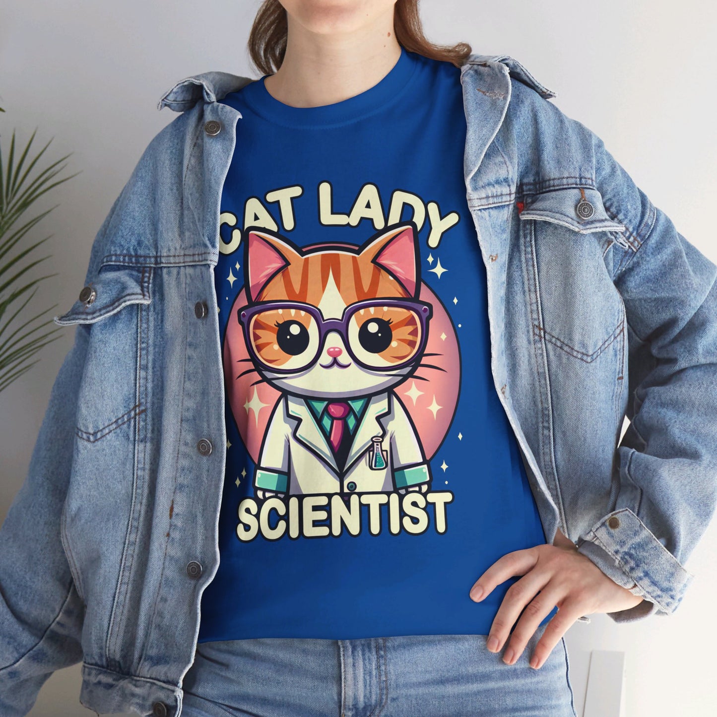 Cat Lady Scientist T-Shirt