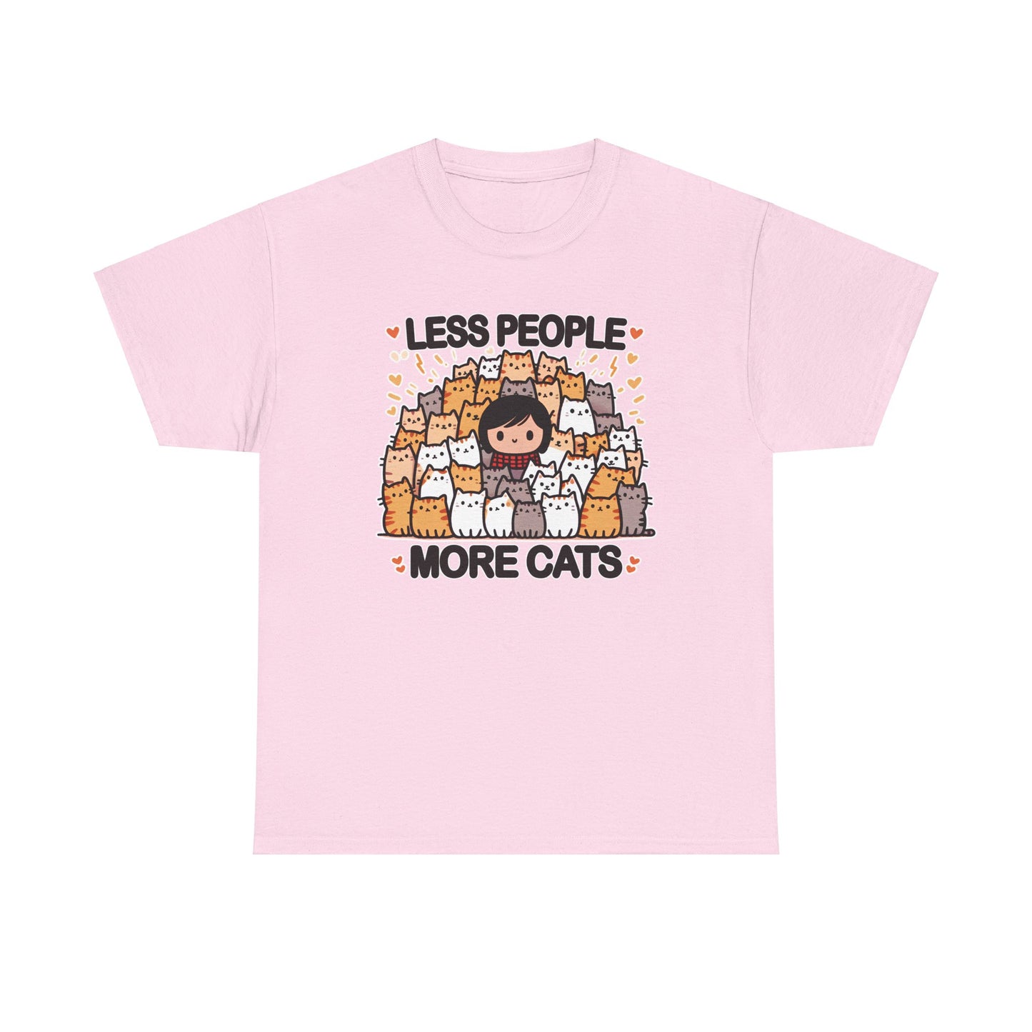 Less People More Cats T-Shirt