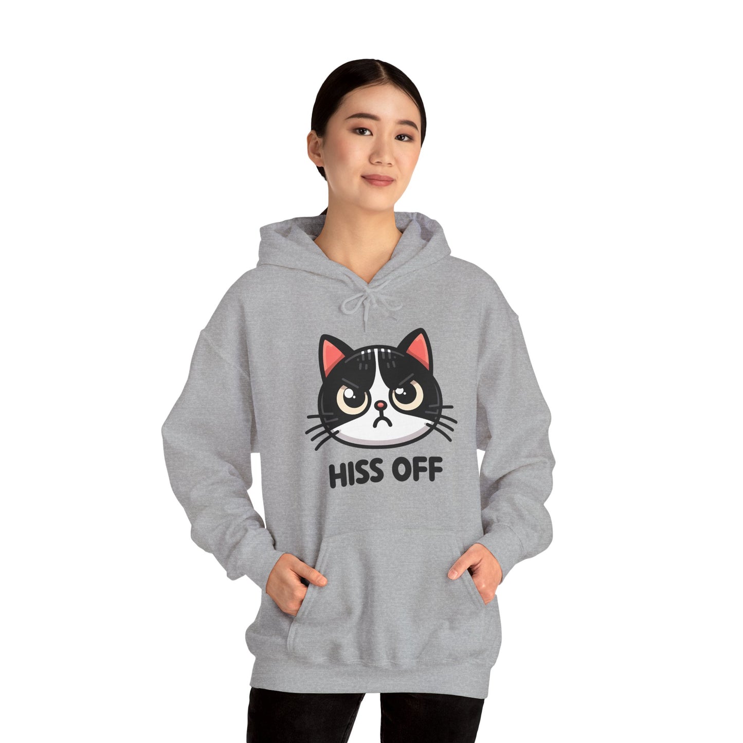 Hiss Off Gender-Neutral Hoodie