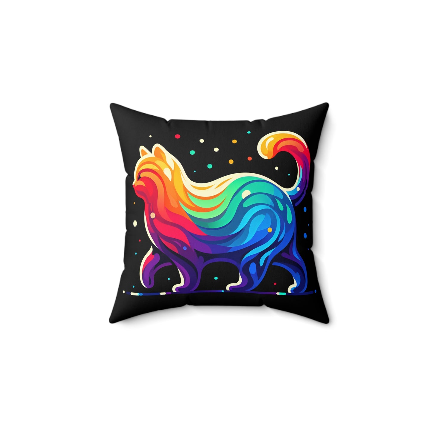 Rainbow Mood Square Pillow