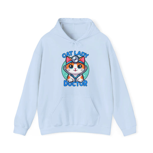 Cat Lady Doctor Gender-Neutral Hoodie