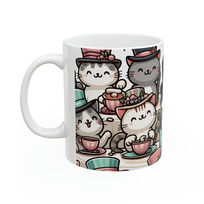 Kit-Tea-Cat Party Mug