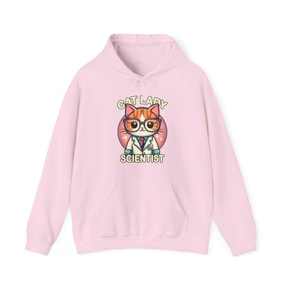Cat Lady Scientist Gender-Neutral Hoodie
