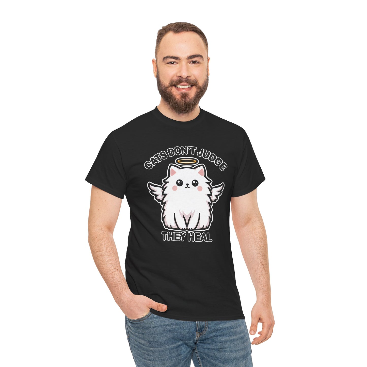 Cats Don't Judge They Heal T-Shirt