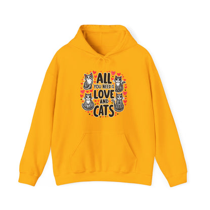 All You Need is Cats Gender-Neutral Hoodie