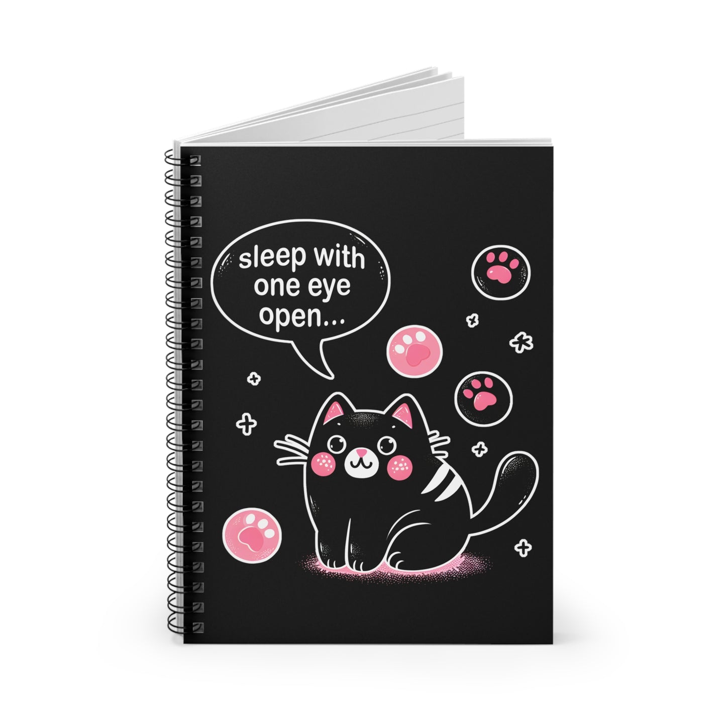 Sleep with One Eye Open Spiral Notebook