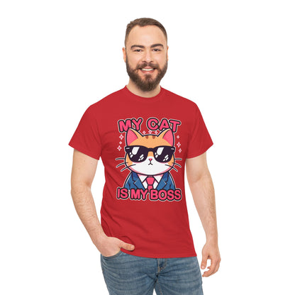 My Cat is my Boss T-Shirt