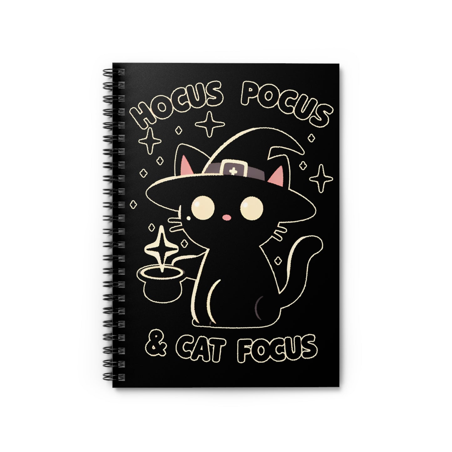 Hocus Pocus & Cat Focus Notebook