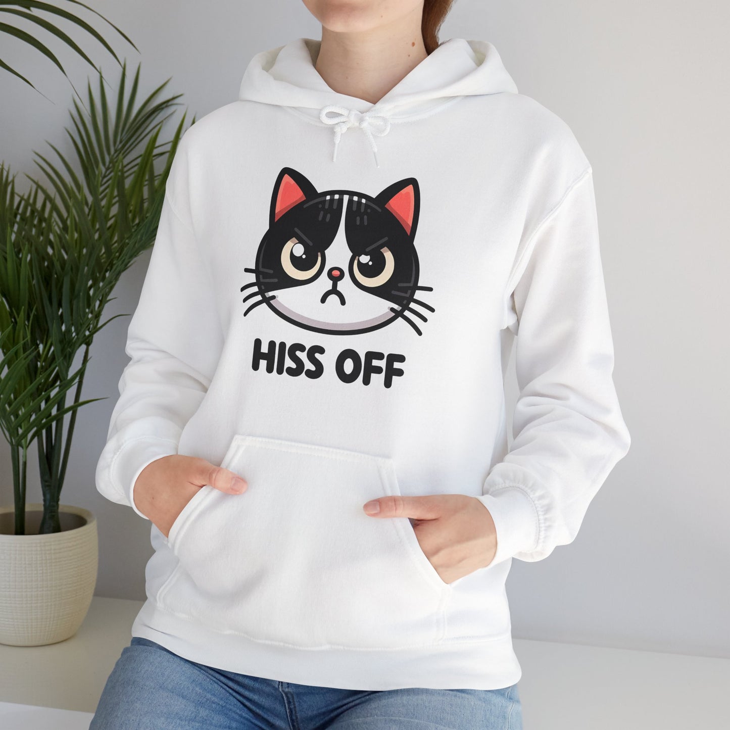 Hiss Off Gender-Neutral Hoodie