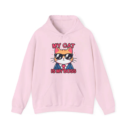 My Cat is my Boss Gender-Neutral Hoodie