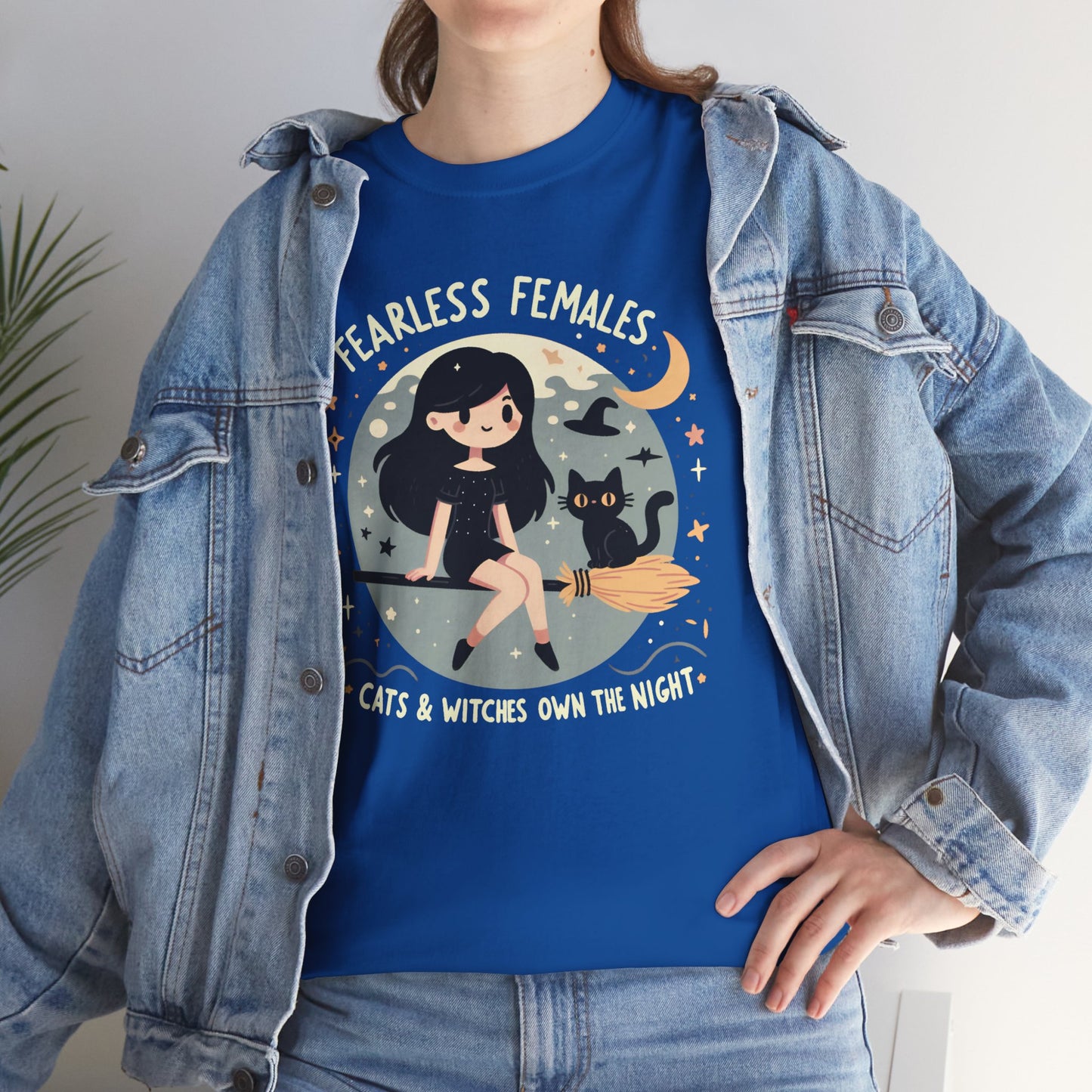 Fearless Females: Cats & Witches Own the Night T-Shirt